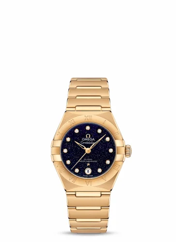 Omega Constellation Manhattan 29 Co-Axial Master Chronometer Yellow Gold / Aventurine 131.50.29.20.53.002 (13150292053002)
